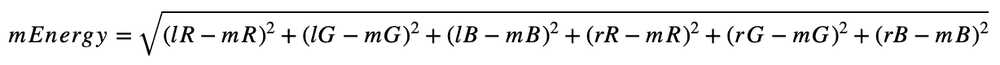 Pixel energy formula